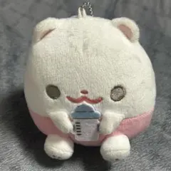 ポメラニアンもち ボールチェーン付きキラキラおめめぬいぐるみ