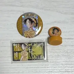 名探偵コナン　連載30周年記念 名探偵コナン展　遠山和葉　缶バッジ　キーホルダー