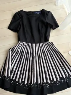 M'S GRACYエムズグレイシー半袖ひざ丈ワンピース