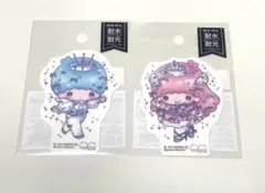 ドーリーミックス　リトルツインスターズ　ステッカー2枚セット