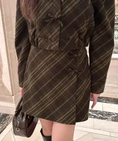 one after another NICE CLAUPプリュムミニスカート