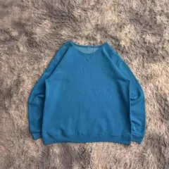 ぼ*も様 90s ヴィンテージ　スウェット　短丈　スウェット　ブルー