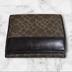 ニナリッチ 二つ折り財布 ブラウン