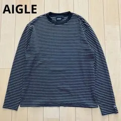 AIGLE エーグル　ロンT 長袖カットソー　ボーダー　Sサイズ