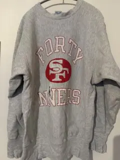 Champion FORTY NINERS トレーナー Lサイズ　USA製90s