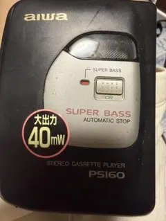 aiwa PS160 ステレオカセットプレーヤー 本体のサムネイル