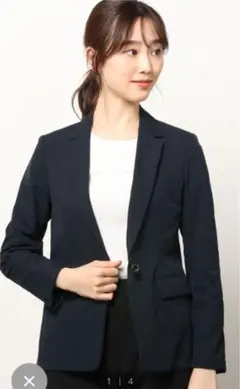 ユナイテッドアローズ　　テーラードジャケット　紺