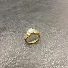 【A&S】vintage ring ラインストーン ヴィンテージ リング