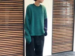 JOHN LAWRENCE SULLIVAN 18AW モヘヤショート丈ニットのサムネイル