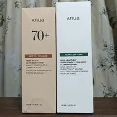 Anua ドクダミ クレンジングフォーム ライス70 グロウミルキートナー