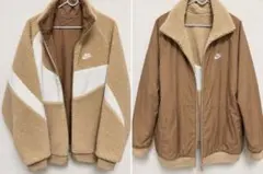 【値下げ不可】NIKE リバーシブル ボアジャケット ベージュ　冬服