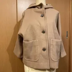 マカフィー　キャメル　サイズ38 ウール100% 袖短め　トゥモローランド