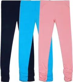 伸びる ガール レギンス スクール: キッド 幼児 ヨガ ダンツァ 3個セット