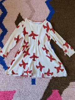 mini rodini 鳥柄ワンピース 116/122のサムネイル