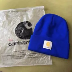 Carhartt ニット帽 ビーニー ロイヤルブルー
