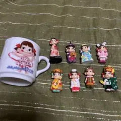 ペコちゃん フィギュア 8体セット & カップ