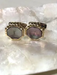 イヴサンローラン YSL ロゴ 八角形 カフスボタン ゴールドのサムネイル
