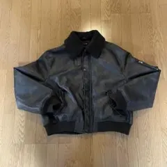 ZARA ダークブラウン ボンバージャケット XLサイズ