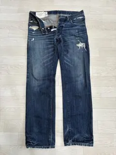 アバクロ ダメージデニム メンズ　 ローライズスキニージーンズ 31/30