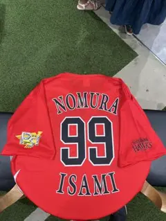 野村勇 新品 未使用 ソフトバンクホークス カチドキレッド Tシャツ 【3XL】