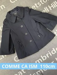 COMME CA ISM ネイビー コート