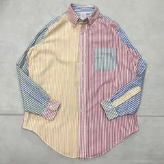 80's BrooksBrothers FUN BD SHIRT 7Button