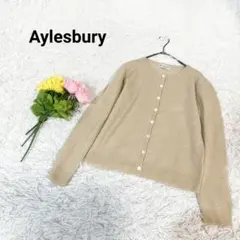 アリスバーリー【M】カーディガン　アンサンブル　ボタン　羽織り　ウール100%