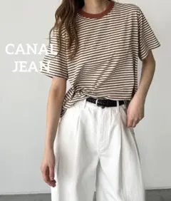 SALE【CANAL JEAN】El marボーダーリンガーTシャツのサムネイル