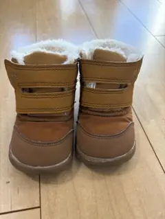 IFME ブラウン ファー付きスノーブーツ 14.5cm