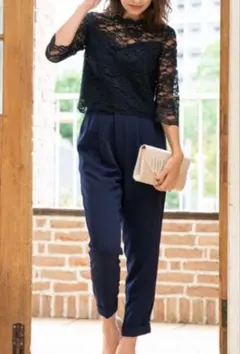 【美品／クリーニング済】DRESS LABO セットアップ M パンツドレス