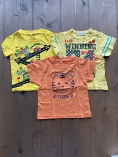 トラとカラフルイラストのTシャツセット