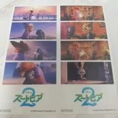 【最新・第７弾】ズートピア２ 入場者特典 フィルム風ステッカー 非売品