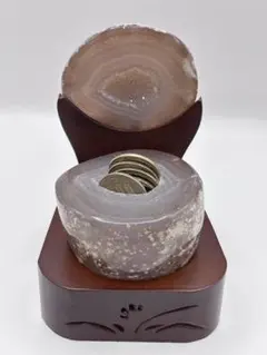 天然瑪瑙 アゲート 小物入れ アクセサリーケース 蓋付き 約4cm 天然瑪瑙 アゲート 小物入れ アクセサリーケース 蓋付き 約4cm - メルカリ