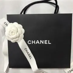 CHANEL ギフトボックス ショッパー リボン カメリアチャーム 3点セット