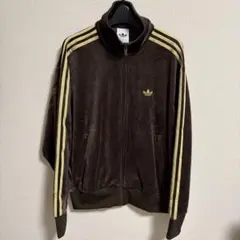 アディダス ファイヤーバード トラックトップ ベロアジャケット