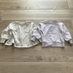 Samansa Mos2 Lagom トレーナー 2枚セット 100cm