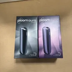 未開封 ploom aura 2色セット ジェットブラック/パープルダスク118