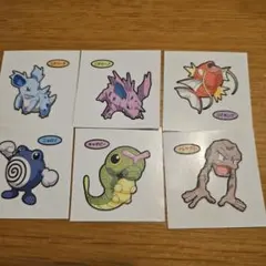 ポケモンパン　デコキャラシール　216弾　 6枚セット