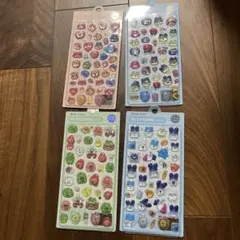 m*i様 たまごっちシール　4種類　まとめ売り　3Dシール　硬いシール