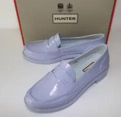 定価16500 新品 本物 HUNTER 靴 ローファー JP24 236