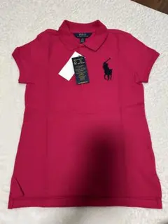 夏　人気色ビビットピンク　ラルフローレンポロシャツ 140 新品
