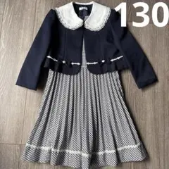 sa.ku.raサクラ♡フォーマルアンサンブルスーツボレロ＆ワンピース130cm