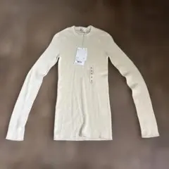 新品タグ付き！　ユニクロ　カシミヤ　クルーネックセーター