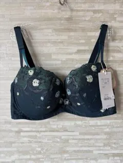 E75」トリンプ プレミアム レッドレーベル クリスマスローズの花 ブラジャー