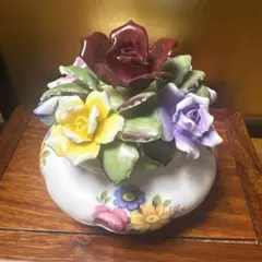 新品未使用　KOJU 陶花　置物（お香入れ？）