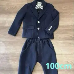 SMOOTHY キッズ セットアップ スーツ サルエル 100 ネイビー