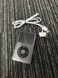 【美品】iPod classic 160GB ブラック MC297J/A 純正品のサムネイル