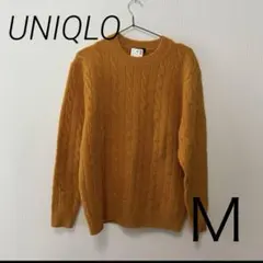 ユニクロ UNIQLO スフレヤーンケーブル クルーネックセーター 長袖