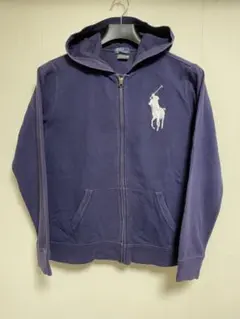 Polo Ralph Lauren ジップパーカー ネイビー ビックポニー S