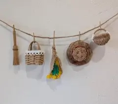 エコクラフト　ガーランド（ミモザ）